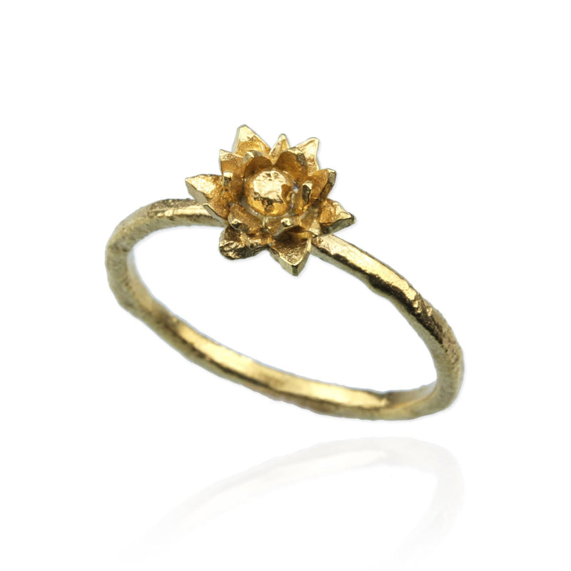 Water Lily Ring - July Birth Flower Ring - Jana Reinhardt Ltd