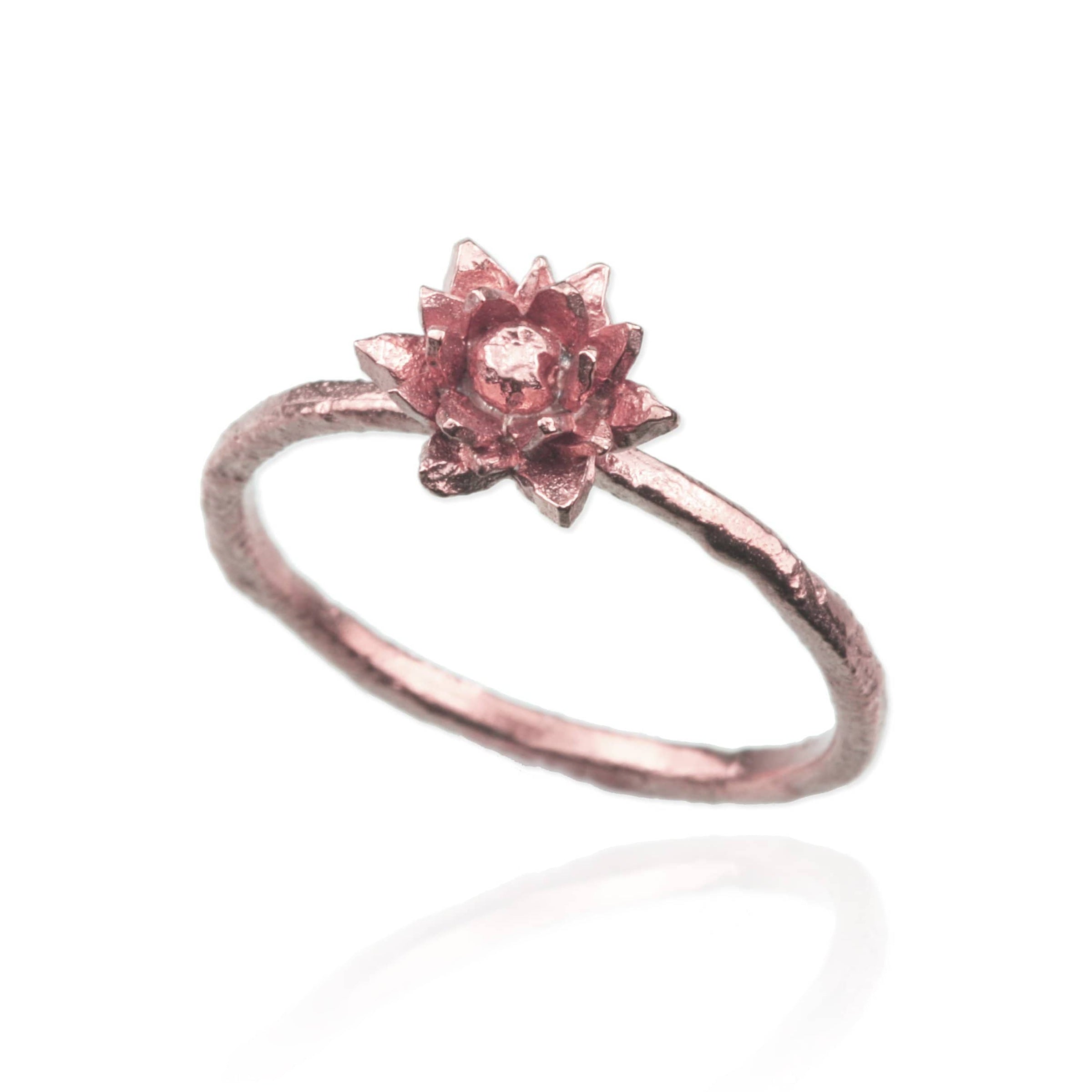 Water Lily Ring - July Birth Flower Ring - Jana Reinhardt Ltd