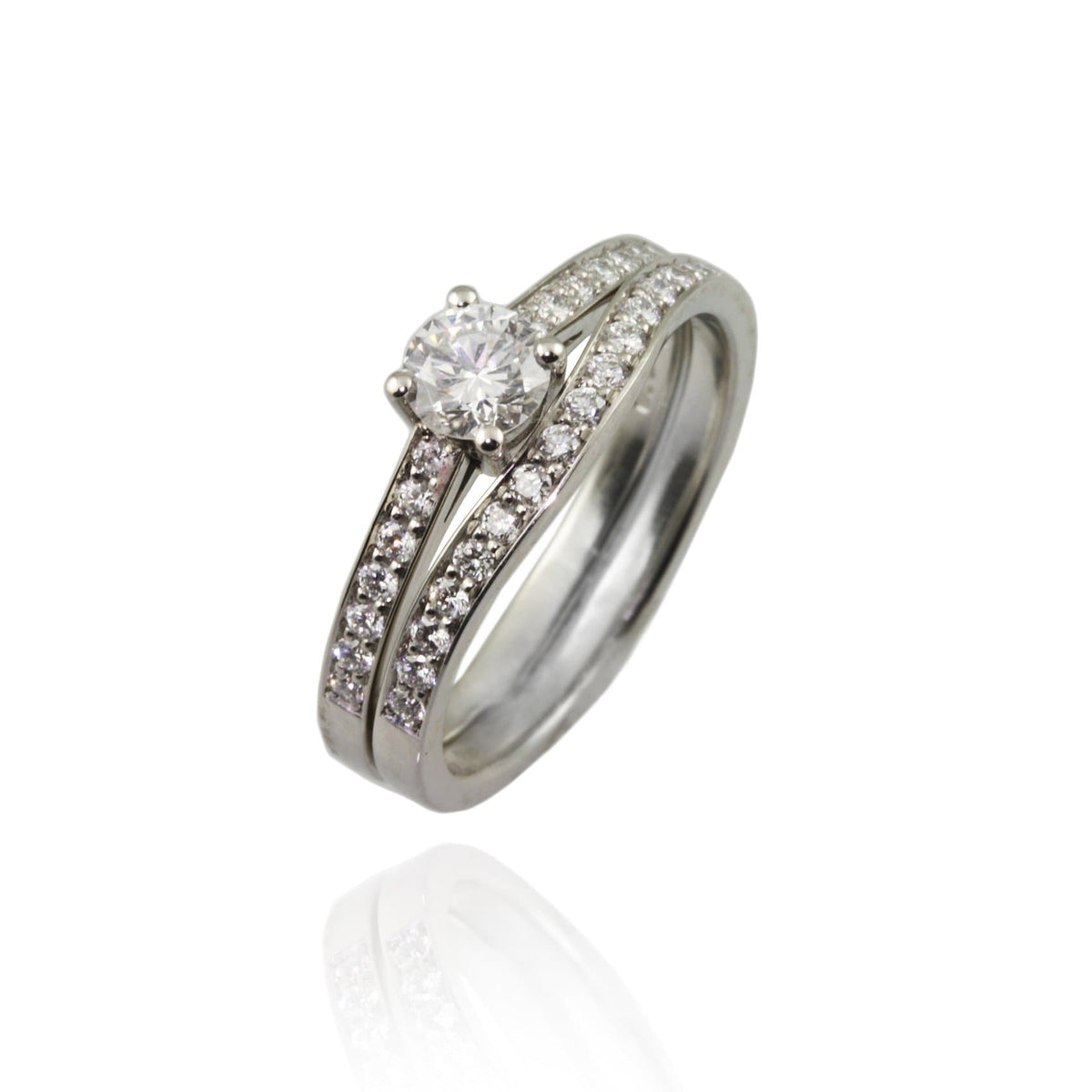 White Gold & Diamonds Set - Jana Reinhardt Ltd