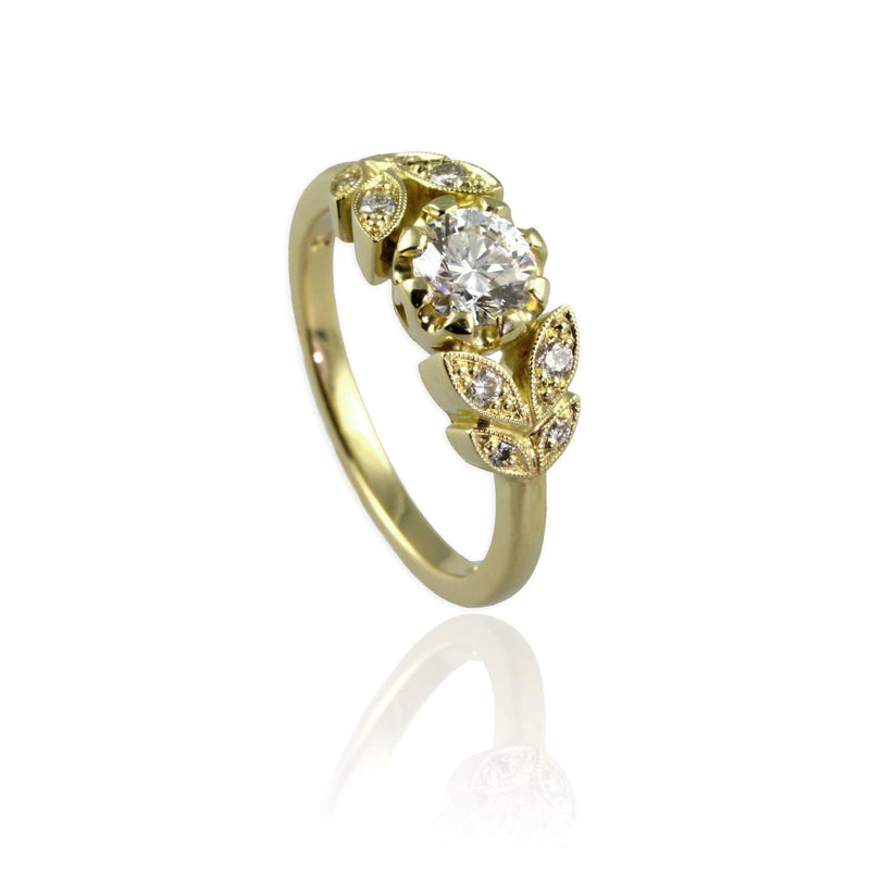 Yellow Gold Belle Epoque Style Ring - Jana Reinhardt Ltd