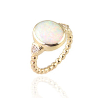 Yellow Gold, Opal & Diamond - Jana Reinhardt Ltd