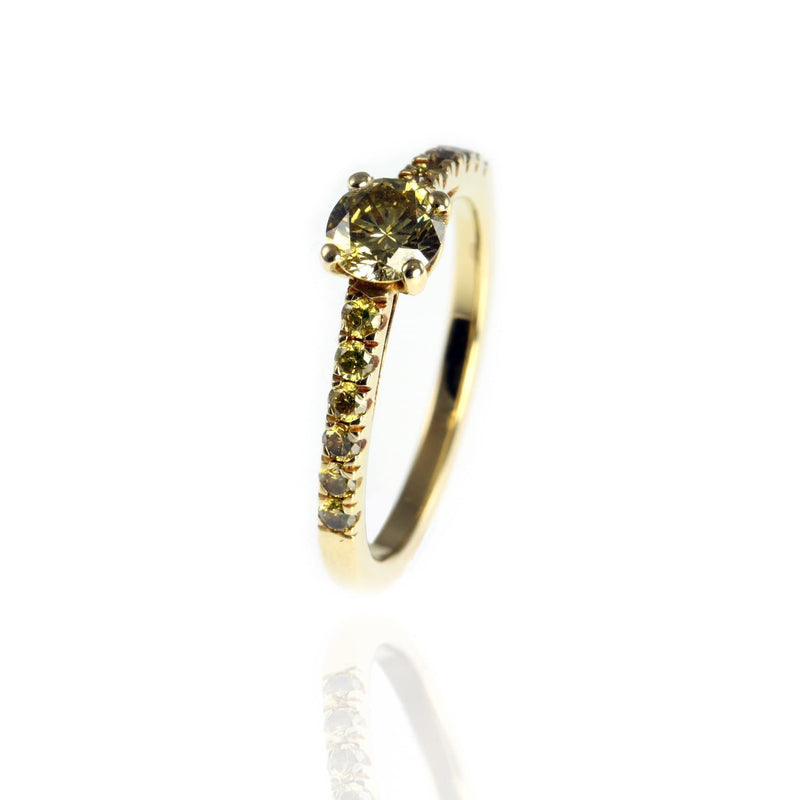 Yellow Gold & Yellow Diamonds Ring - Jana Reinhardt Ltd