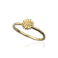 Anillo Aster - Anillo Flor Nacimiento Septiembre