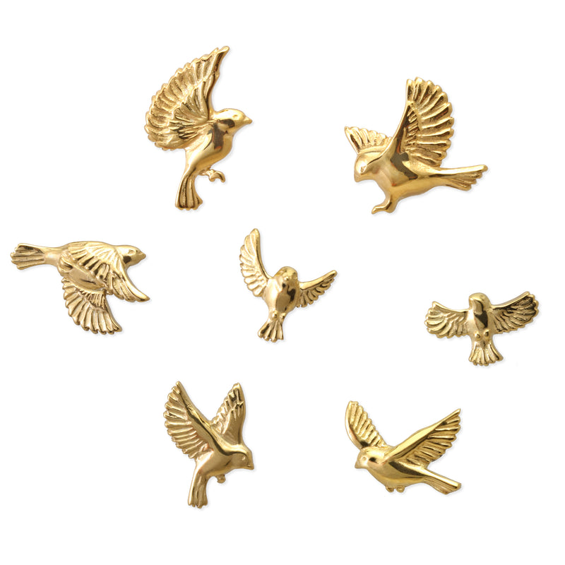 Garden Birds Mismatched Studs