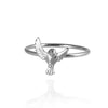 Garden Bird Taking Off Stacking Ring