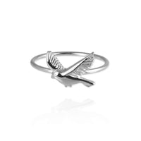 Garden Bird Flying Stacking Ring