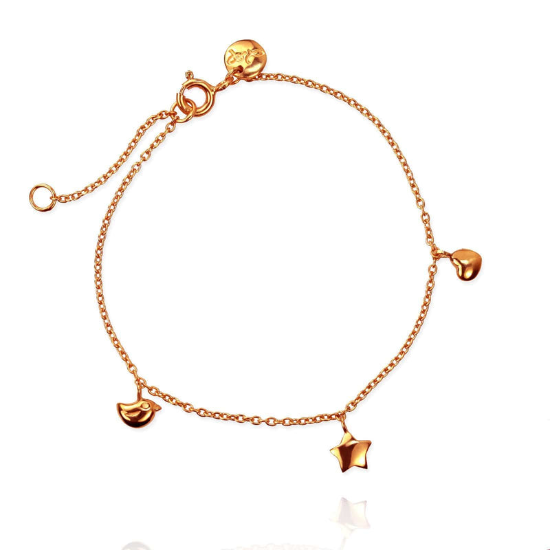 Bird, Star and Heart Bracelet - Jana Reinhardt Ltd - 3