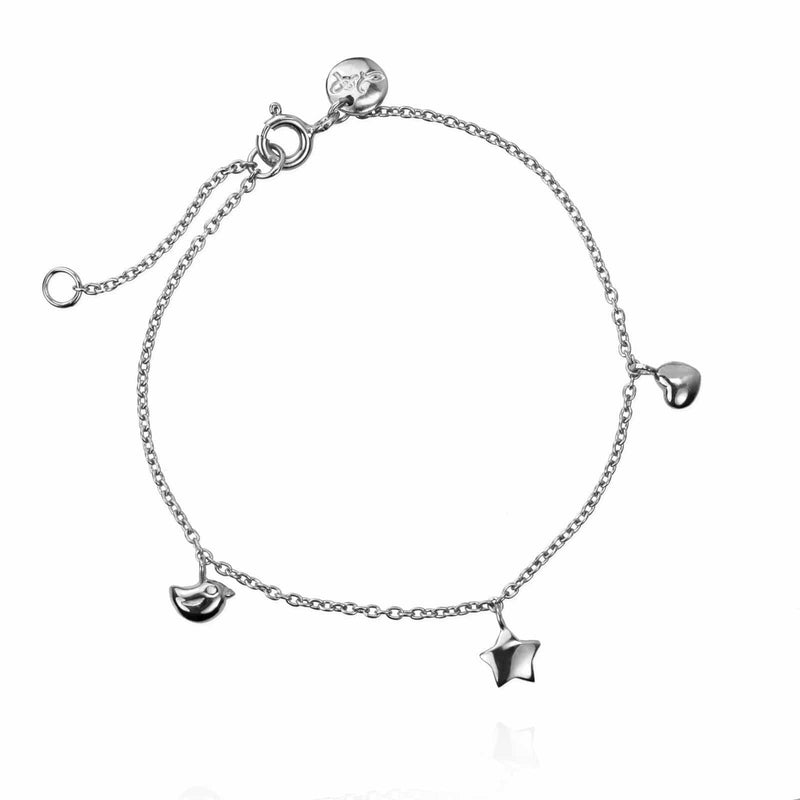 Bird, Star and Heart Bracelet - Jana Reinhardt Ltd - 2