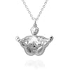 Balancing Bear Yoga Lady Necklace