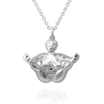 Balancing Bear Yoga Lady Necklace