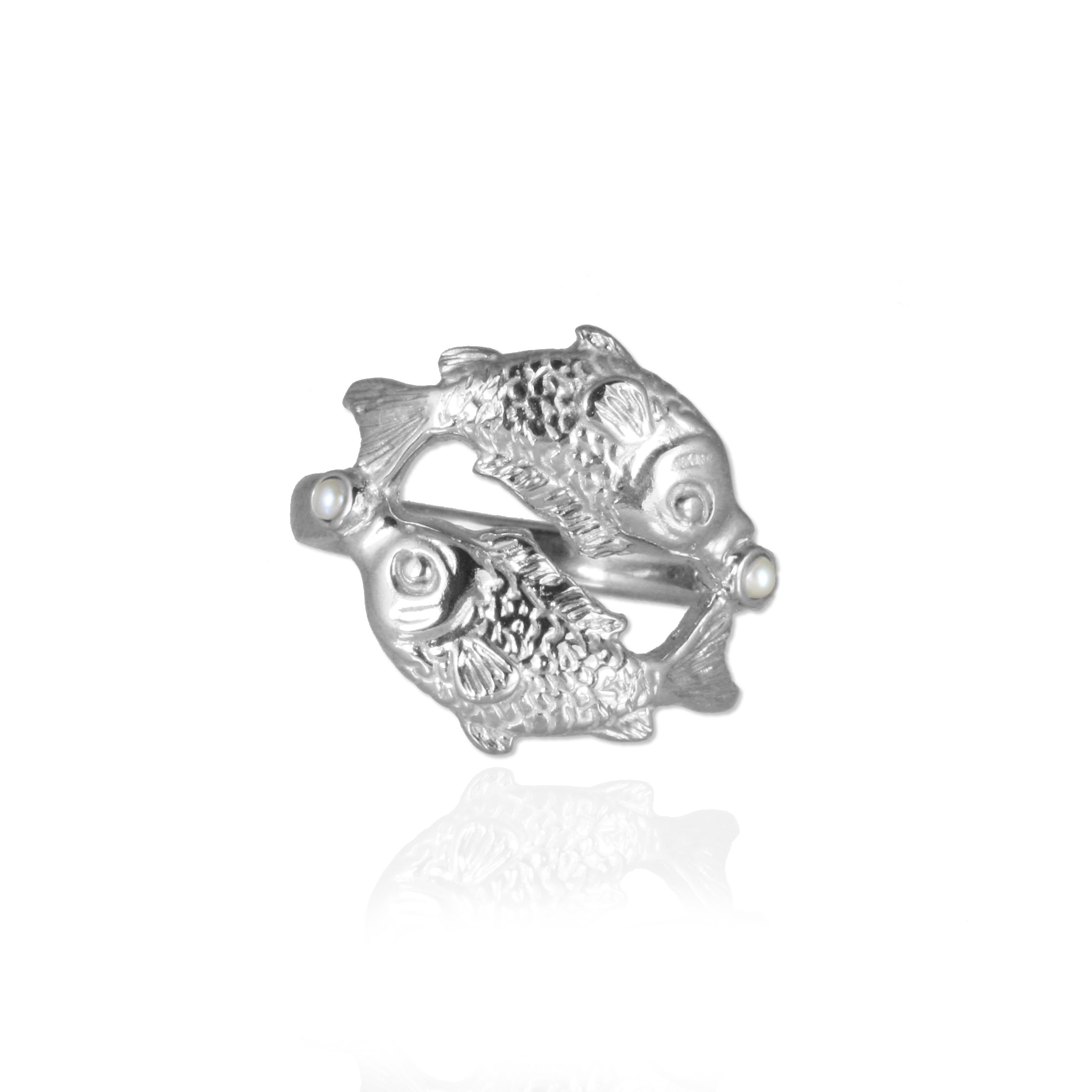 Sterling silver on sale fish ring