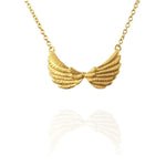 Tiny Double Wing Necklace - Jana Reinhardt Ltd - 2
