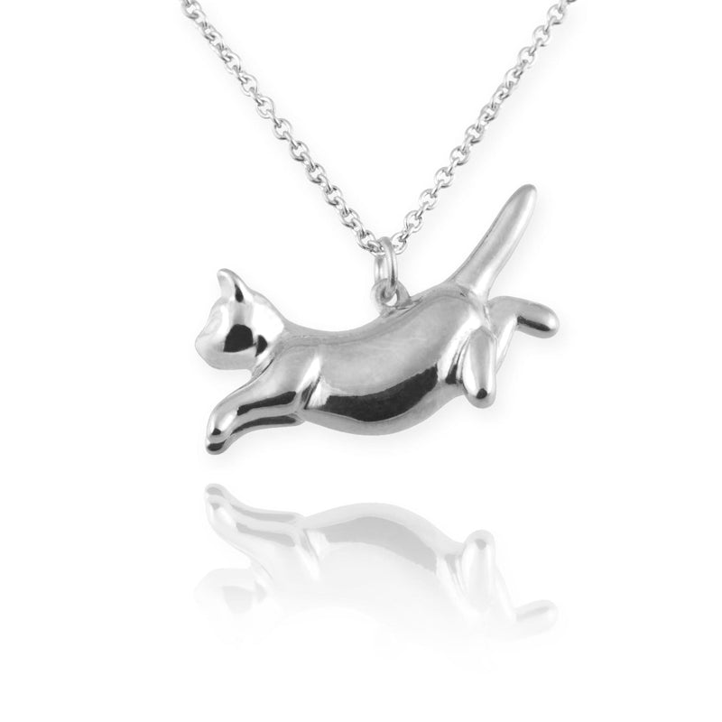 Cat Necklace (leaping)