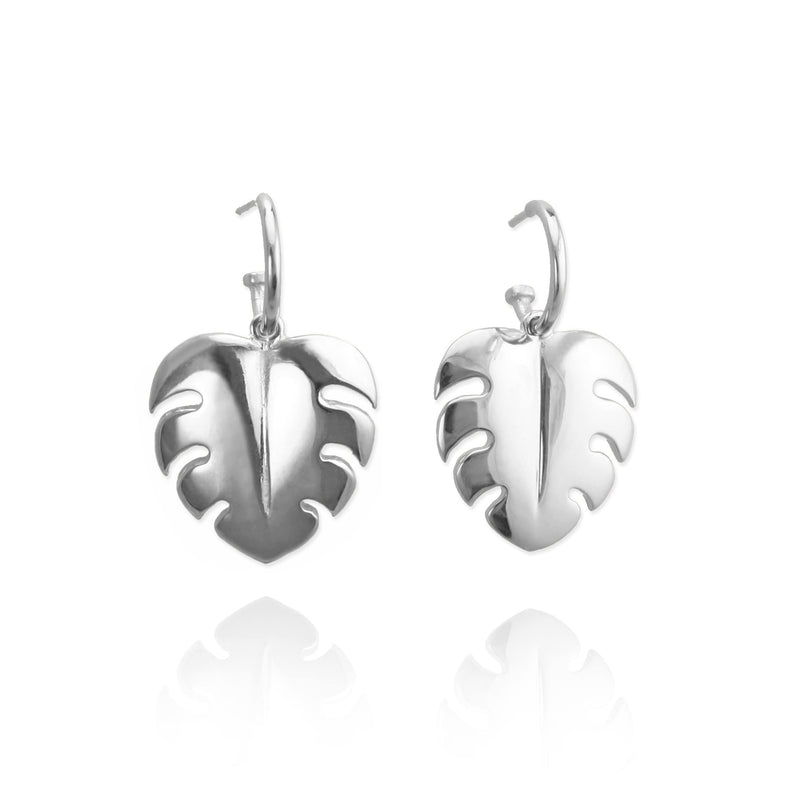 Monstera Leaf Earrings