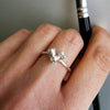 Lily of the Valley Ring - May Birth Flower Ring