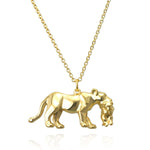 Lioness and Cub Necklace