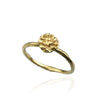 Anillo de caléndula - Anillo de flores de nacimiento de octubre