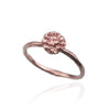 Anillo de caléndula - Anillo de flores de nacimiento de octubre