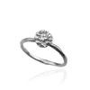 Anillo de caléndula - Anillo de flores de nacimiento de octubre