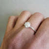 Anillo de caléndula - Anillo de flores de nacimiento de octubre