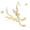 Monkey Earrings