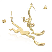 Monkey Earrings