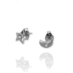 Moon and Star Earrings - Jana Reinhardt Ltd - 1