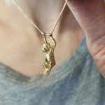 SALE 9ct gold Orangutan Necklace
