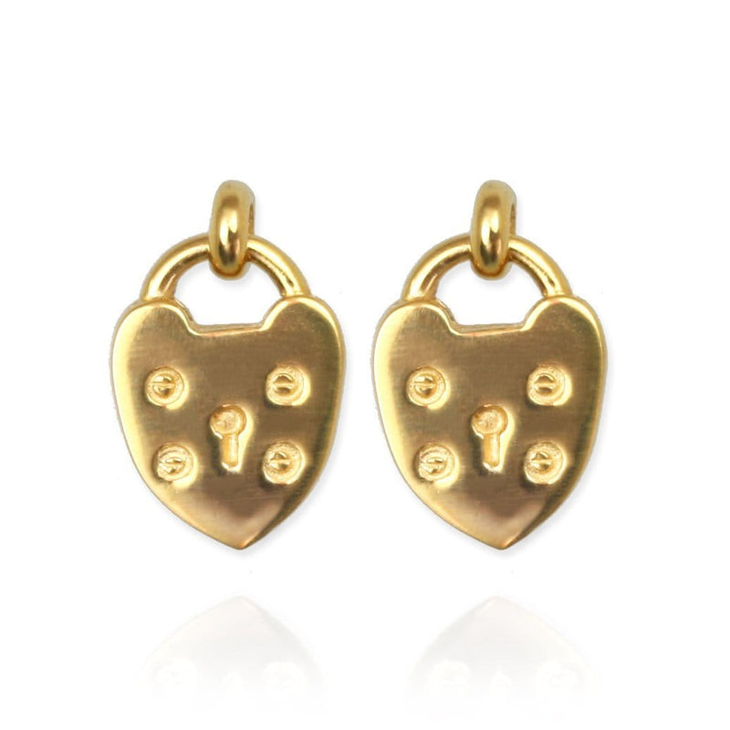 Padlock Heart Earrings