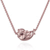 Curled Up Rat Necklace