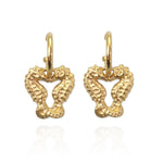 Seahorse Creole Ear Studs