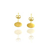 Single Ellipse Ear Studs - Jana Reinhardt Ltd - 6