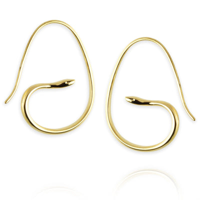 Snake Hoop Earrings - Jana Reinhardt Ltd - 1