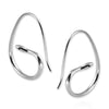Snake Hoop Earrings with black diamonds - Jana Reinhardt Ltd - 2