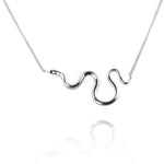 Snake Necklace with black diamonds - Jana Reinhardt Ltd - 3
