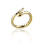 Snake Ring with black diamonds - Jana Reinhardt Ltd - 4