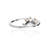 Sun Ring with orange sapphires