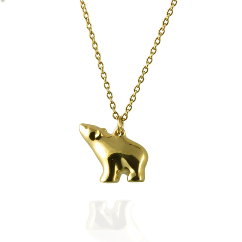 Bear online gold necklace
