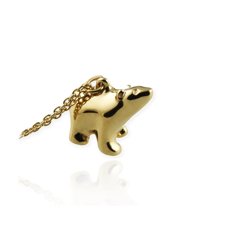 Tiny Polar Bear Necklace - Jana Reinhardt Ltd - 1