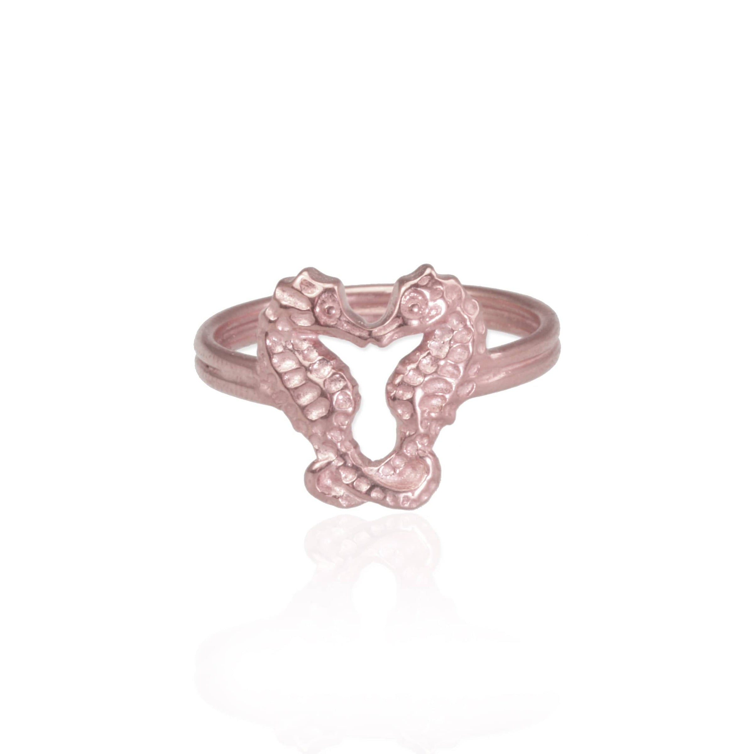 Anillo pequeño de caballito de mar