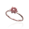 Water Lily Ring - July Birth Flower Ring