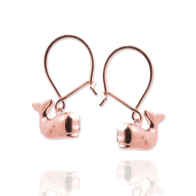 Tiny Whale Hook Earrings - Jana Reinhardt Ltd - 5