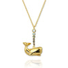 Collar con colgante de ballena